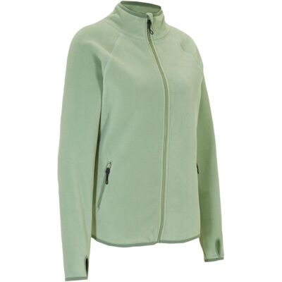 bonprix Fleecejacke mit Reißverschluss-Taschen - grün - Damen - Size: 36/38 (S) bonprix Fleecejacke mit Reißverschluss-Taschen - grün - Damen - Size: 36/38 (S)
