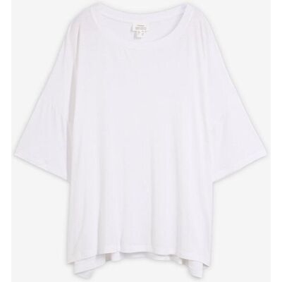 bonprix Oversize-Shirt aus fließender Viskose - weiß - Damen - Size: 44/46 (L) bonprix Oversize-Shirt aus fließender Viskose - weiß - Damen - Size: 44/46 (L)