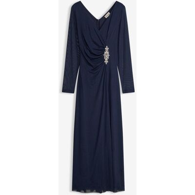 bonprix Abendkleid aus zartem Tüll mit Steinapplikation - blau - Damen - Size: 44 bonprix Abendkleid aus zartem Tüll mit Steinapplikation - blau - Damen - Size: 44