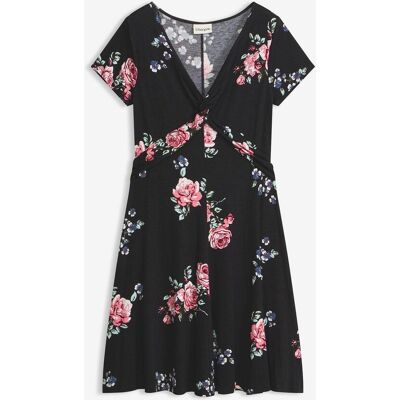bonprix Jerseykleid aus Viskose-Mix - schwarz - Damen - Size: 52/54 (XXL) bonprix Jerseykleid aus Viskose-Mix - schwarz - Damen - Size: 52/54 (XXL)