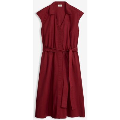 bonprix Blusenkleid mit Bindegürtel - rot - Damen - Size: 38 bonprix Blusenkleid mit Bindegürtel - rot - Damen - Size: 38