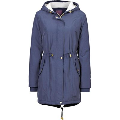 bonprix Parka mit Teddy-Futter - blau - Damen - Size: 40 bonprix Parka mit Teddy-Futter - blau - Damen - Size: 40