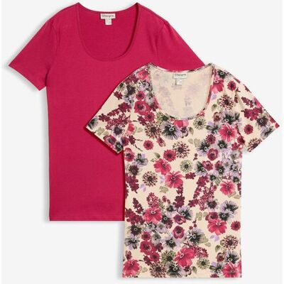 bonprix Shirts (2er Pack) - pink - Damen - Size: 36/38 (S) bonprix Shirts (2er Pack) - pink - Damen - Size: 36/38 (S)