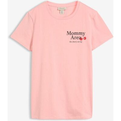 bonprix 2-in-1 Umstands- und Stillshirt mit Rückenprint aus Bio-Baumwolle, oversized - rosa - Damen - Size: 44/46 (L) bonprix 2-in-1 Umstands- und Stillshirt mit Rückenprint aus Bio-Baumwolle, oversized - rosa - Damen - Size: 44/46 (L)