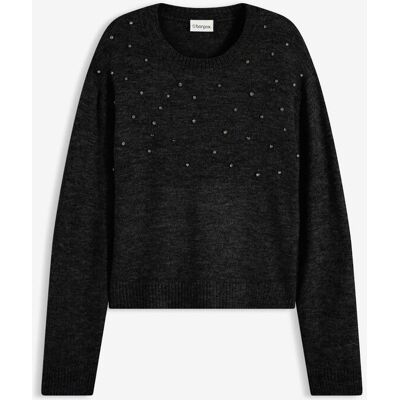 bonprix Boxy-Pullover - schwarz - Damen - Size: 40/42 (M) bonprix Boxy-Pullover - schwarz - Damen - Size: 40/42 (M)