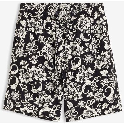 bonprix Shorts aus fließender Viskose - schwarz - Damen - Size: 54 bonprix Shorts aus fließender Viskose - schwarz - Damen - Size: 54