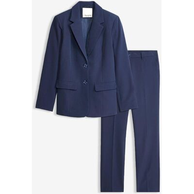 bonprix Hosenanzug (2-tlg. Set) - blau - Damen - Size: 40 bonprix Hosenanzug (2-tlg. Set) - blau - Damen - Size: 40