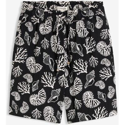 bonprix Schlupf-Shorts aus Viskose-Mix - schwarz - Damen - Size: 54 bonprix Schlupf-Shorts aus Viskose-Mix - schwarz - Damen - Size: 54