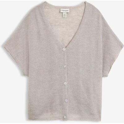 bonprix Oversize Feinstrick-Cardigan - grau - Damen - Size: 36/38 (S) bonprix Oversize Feinstrick-Cardigan - grau - Damen - Size: 36/38 (S)