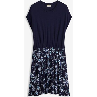 bonprix Jerseykleid aus Viskose-Mix - blau - Damen - Size: 48/50 (XL) bonprix Jerseykleid aus Viskose-Mix - blau - Damen - Size: 48/50 (XL)