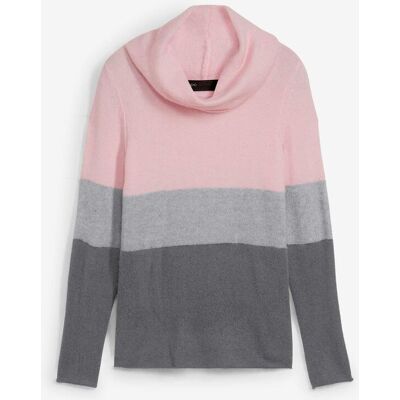 bonprix Rollkragenpullover - rosa - Damen - Size: 52/54 (XXL) bonprix Rollkragenpullover - rosa - Damen - Size: 52/54 (XXL)