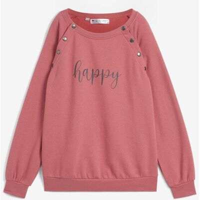 bonprix 2-in-1 Umstands- und Still-Sweatshirt - lila - Damen - Size: 32/34 (XS) bonprix 2-in-1 Umstands- und Still-Sweatshirt - lila - Damen - Size: 32/34 (XS)