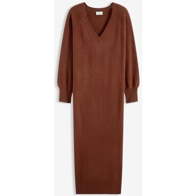 bonprix Oversized Strickkleid in Midilänge - braun - Damen - Size: 44/46 (L) bonprix Oversized Strickkleid in Midilänge - braun - Damen - Size: 44/46 (L)
