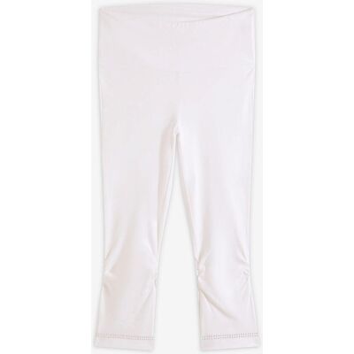 bonprix Capri-Leggings mit Glitzer, (2er-Pack) - weiß - Damen - Size: 36/38 (S) bonprix Capri-Leggings mit Glitzer, (2er-Pack) - weiß - Damen - Size: 36/38 (S)