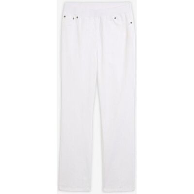 bonprix Twill Treggings aus elastischem Baumwoll-Mix - weiß - Damen - Size: 42 bonprix Twill Treggings aus elastischem Baumwoll-Mix - weiß - Damen - Size: 42