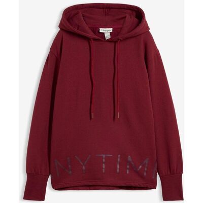 bonprix Hoodie aus elastischem Bio-Baumwoll-Mix - rot - Damen - Size: 40/42 (M) bonprix Hoodie aus elastischem Bio-Baumwoll-Mix - rot - Damen - Size: 40/42 (M)