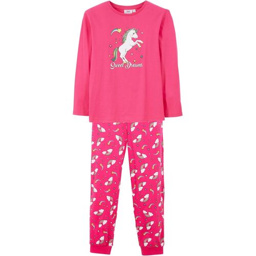 bonprix Mädchen Pyjama (2-tlg. Set) – pink – Mädchen – Size: 116/122