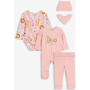 bonprix Baby Starter Set aus reiner Bio-Baumwolle (5-tlg.Set) - rosa - Mädchen - Size: 68/74 bonprix Baby Starter Set aus reiner Bio-Baumwolle (5-tlg.Set) - rosa - Mädchen - Size: 68/74