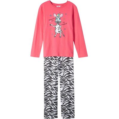 bonprix Pyjama aus reiner Baumwolle - pink - Mädchen - Size: 176/182 bonprix Pyjama aus reiner Baumwolle - pink - Mädchen - Size: 176/182