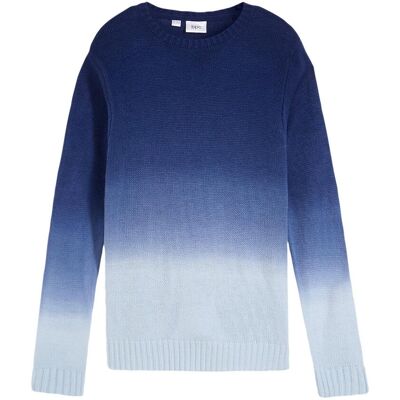 bonprix Pullover mit Farbverlauf - blau - Jungen - Size: 128/134 bonprix Pullover mit Farbverlauf - blau - Jungen - Size: 128/134