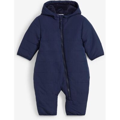 bonprix Wattierter wasserabweisender Schneeanzug mit Teddyfleece - blau - Mädchen - Size: 110 bonprix Wattierter wasserabweisender Schneeanzug mit Teddyfleece - blau - Mädchen - Size: 110