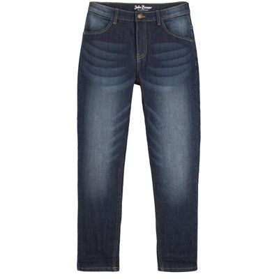 bonprix Thermo Slim-Fit-Jeans mit Fleecefutter, Straight - blau - Jungen - Size: 164 bonprix Thermo Slim-Fit-Jeans mit Fleecefutter, Straight - blau - Jungen - Size: 164