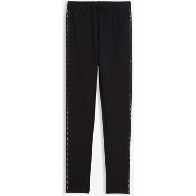bonprix Thermo-Leggings mit Nietenband - schwarz - Mädchen - Size: 176/182 bonprix Thermo-Leggings mit Nietenband - schwarz - Mädchen - Size: 176/182