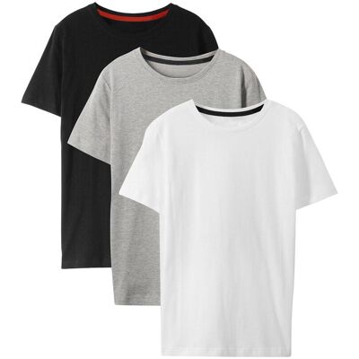 bonprix T-Shirt aus Bio-Baumwolle (3er Pack) - schwarz - Jungen - Size: 164/170 bonprix T-Shirt aus Bio-Baumwolle (3er Pack) - schwarz - Jungen - Size: 164/170