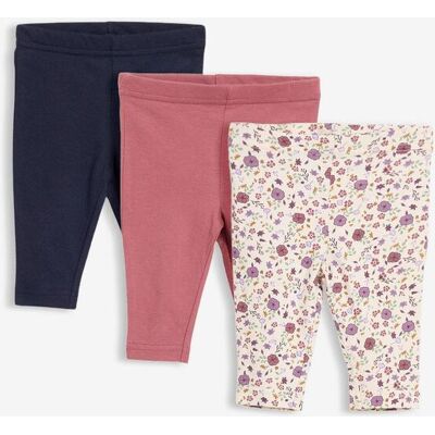 bonprix Leggings aus reiner Bio-Baumwolle (3er Pack) - blau - Mädchen - Size: 92/98 bonprix Leggings aus reiner Bio-Baumwolle (3er Pack) - blau - Mädchen - Size: 92/98