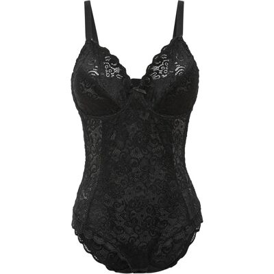 bonprix Body aus edler Spitze - schwarz - Damen - Size: 80 bonprix Body aus edler Spitze - schwarz - Damen - Size: 80