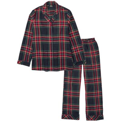 bonprix Gewebter Flanell Pyjama - blau - Damen - Size: 48/50 (XL) bonprix Gewebter Flanell Pyjama - blau - Damen - Size: 48/50 (XL)