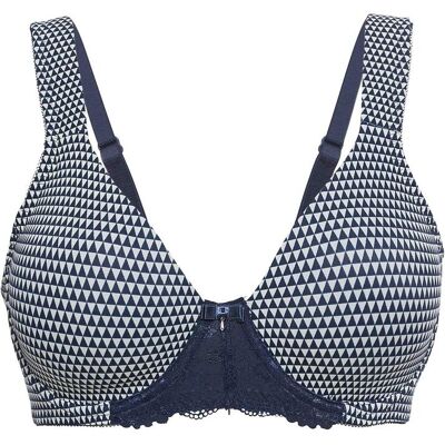 bonprix Minimizer-BH mit gepolsterten Trägern - blau - Damen - Size: 75 bonprix Minimizer-BH mit gepolsterten Trägern - blau - Damen - Size: 75