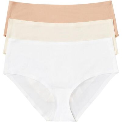 bonprix Feel Comfort Nahtlose Panty (3er Pack) - rosa - Damen - Size: 36/38 (S) bonprix Feel Comfort Nahtlose Panty (3er Pack) - rosa - Damen - Size: 36/38 (S)