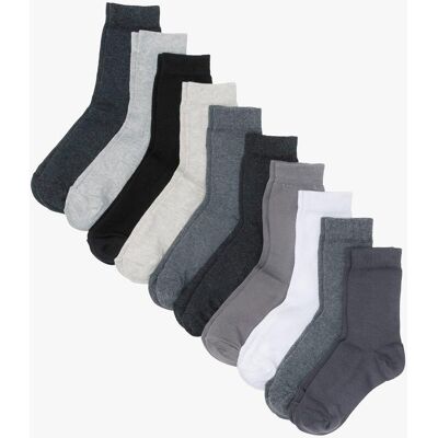 bonprix Socken mit Bio-Baumwolle (10er Pack) - grau - false - Size: 35-38 bonprix Socken mit Bio-Baumwolle (10er Pack) - grau - false - Size: 35-38