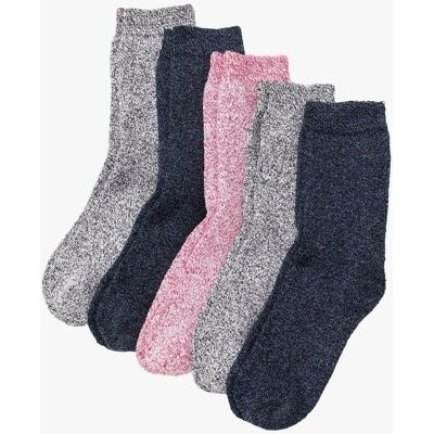 bonprix Thermo Frottee Socken mit Bio-Baumwolle (5er Pack) - blau - false - Size: 35-38 bonprix Thermo Frottee Socken mit Bio-Baumwolle (5er Pack) - blau - false - Size: 35-38
