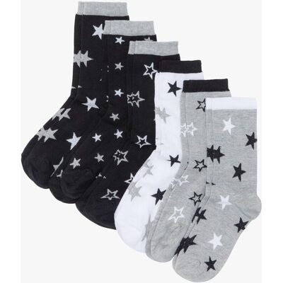 bonprix Socken mit Bio-Baumwolle (6er Pack) - schwarz - Damen - Size: 35-38 bonprix Socken mit Bio-Baumwolle (6er Pack) - schwarz - Damen - Size: 35-38