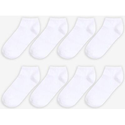 bonprix Sneakersocken mit Bio-Baumwolle (8er Pack) - weiß - false - Size: 43-46 bonprix Sneakersocken mit Bio-Baumwolle (8er Pack) - weiß - false - Size: 43-46