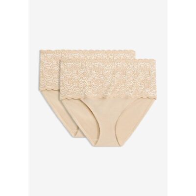 bonprix Strong Shape Slip (2er Pack) - beige - Damen - Size: 50 bonprix Strong Shape Slip (2er Pack) - beige - Damen - Size: 50
