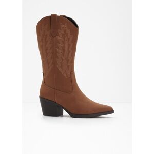 bonprix Cowboy Stiefel - braun - Damen - Size: 37 bonprix Cowboy Stiefel - braun - Damen - Size: 37