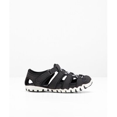 bonprix Komfort-Trekkingsandalen mit Profilsohle - schwarz - Damen - Size: 43 bonprix Komfort-Trekkingsandalen mit Profilsohle - schwarz - Damen - Size: 43