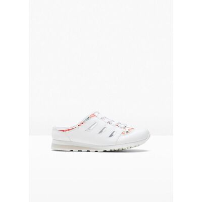bonprix Pantoletten mit leichter Profilsohle - weiß - Damen - Size: 43 bonprix Pantoletten mit leichter Profilsohle - weiß - Damen - Size: 43