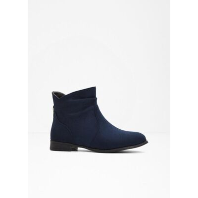 bonprix Stiefeletten mit Raffung - blau - Damen - Size: 43 bonprix Stiefeletten mit Raffung - blau - Damen - Size: 43