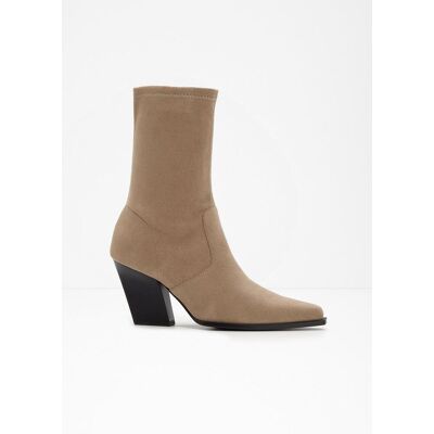 bonprix Stiefeletten mit elastischem Schaft - braun - Damen - Size: 41 bonprix Stiefeletten mit elastischem Schaft - braun - Damen - Size: 41