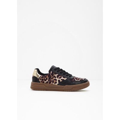 bonprix Sneaker mit Animal-Details - schwarz - Damen - Size: 41 bonprix Sneaker mit Animal-Details - schwarz - Damen - Size: 41