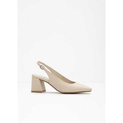 bonprix Slingpumps aus Leder - beige - Damen - Size: 37 bonprix Slingpumps aus Leder - beige - Damen - Size: 37