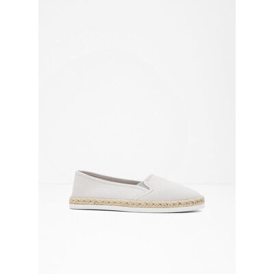 bonprix Espadrilles in Bast-Optik - grau - Damen - Size: 37 bonprix Espadrilles in Bast-Optik - grau - Damen - Size: 37