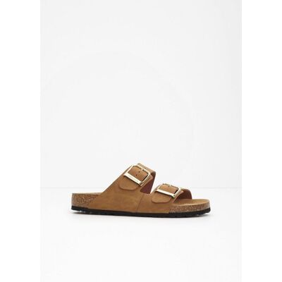 bonprix Tamaris Pantoletten aus Leder - braun - Damen - Size: 39 bonprix Tamaris Pantoletten aus Leder - braun - Damen - Size: 39