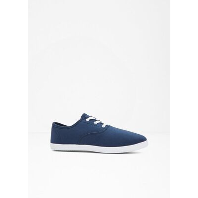 bonprix Sneaker aus Baumwoll-Canvas - blau - Damen - Size: 36 bonprix Sneaker aus Baumwoll-Canvas - blau - Damen - Size: 36