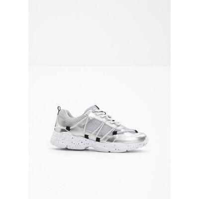 bonprix Chunky Sneaker mit leichter Sohle - grau - Damen - Size: 36 bonprix Chunky Sneaker mit leichter Sohle - grau - Damen - Size: 36
