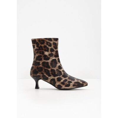 bonprix Stiefeletten im Animal-Look - braun - Damen - Size: 42 bonprix Stiefeletten im Animal-Look - braun - Damen - Size: 42